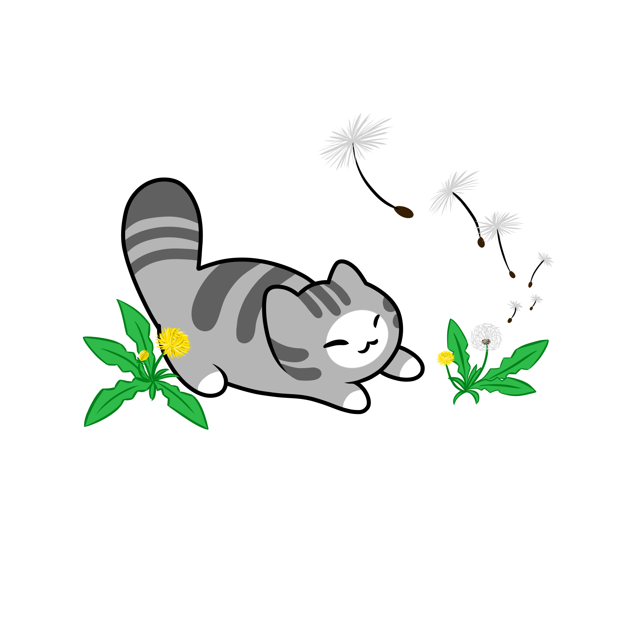 Dandelion Cat